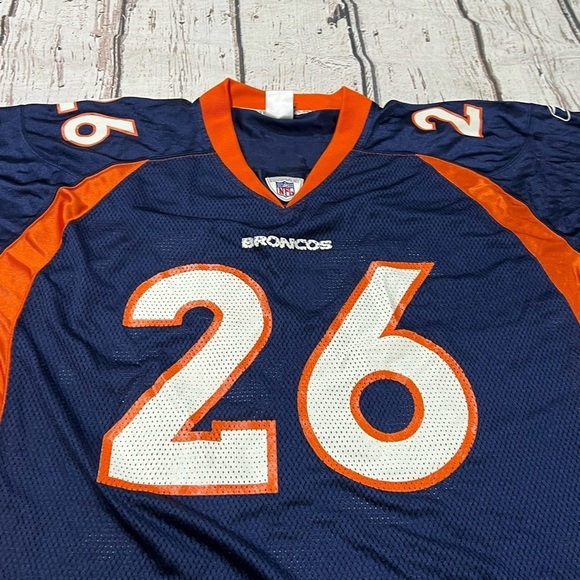 Clinton Portis Denver Broncos Reebok NFL Football Sports Jersey - Picture 7 of 8